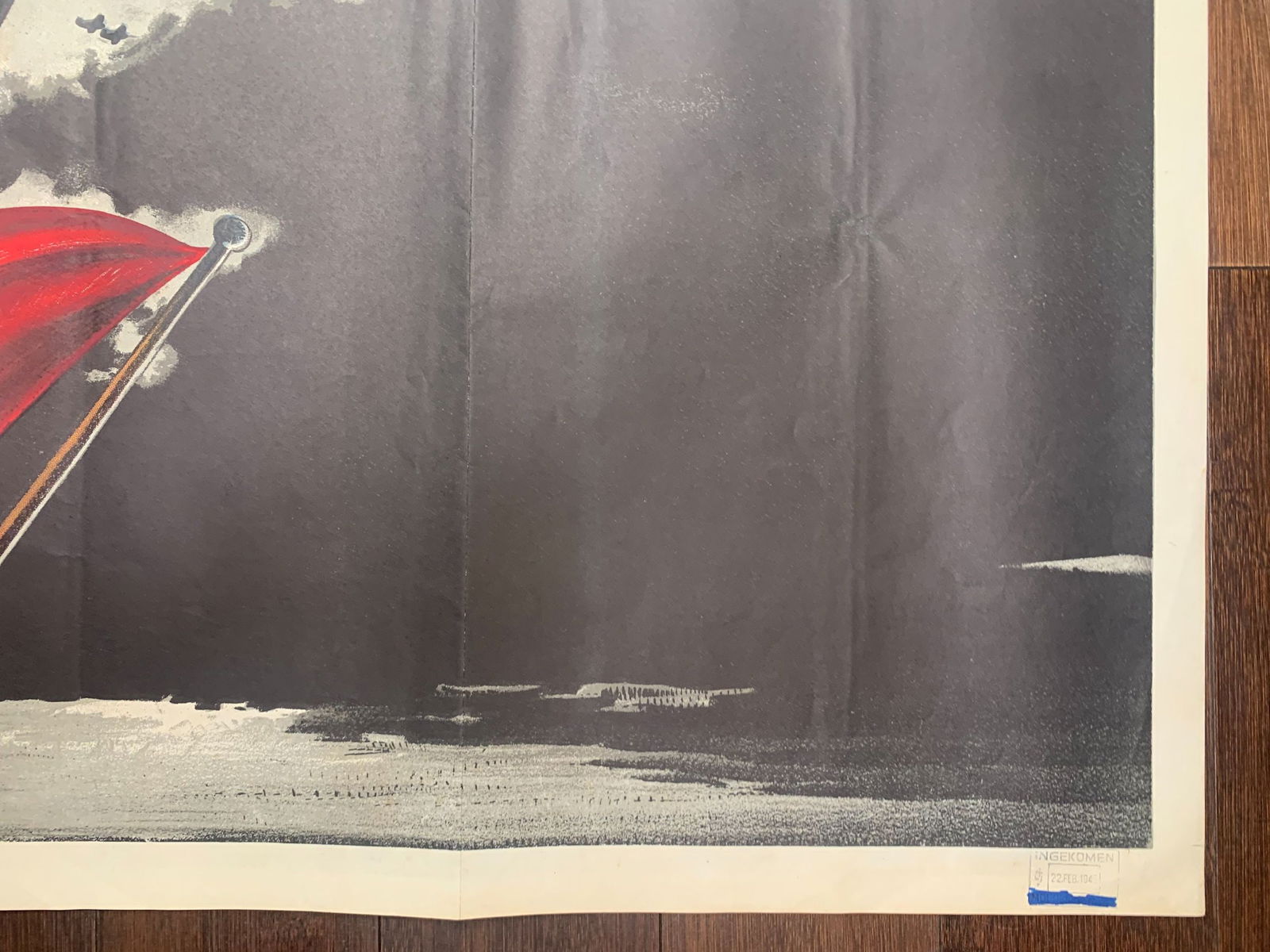 This Time to Berlin (1944) 30x40.25 Belgian WWII Pro-Allied Propaganda Poster - 3