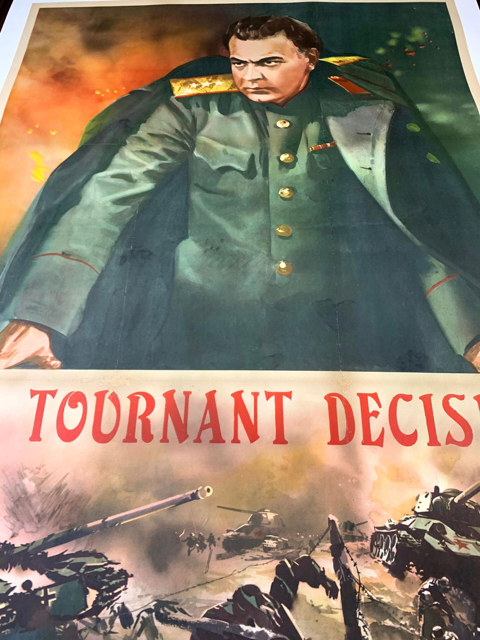 Turning Point Aka La Tournant Decisif (1945) 33.5x46.875 WWII French Movie Poster LB - 5