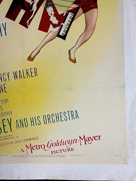 Broadway Rhythm - Art By Hirschfeld (1944) US One Sheet Movie Poster LB - 7