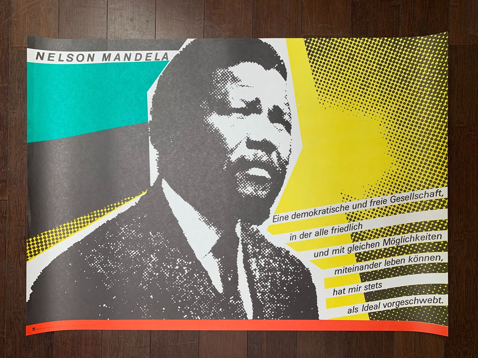 Bulk Lot of 5 (1982) 22.5 x 32 E.German Protest Poster - 2