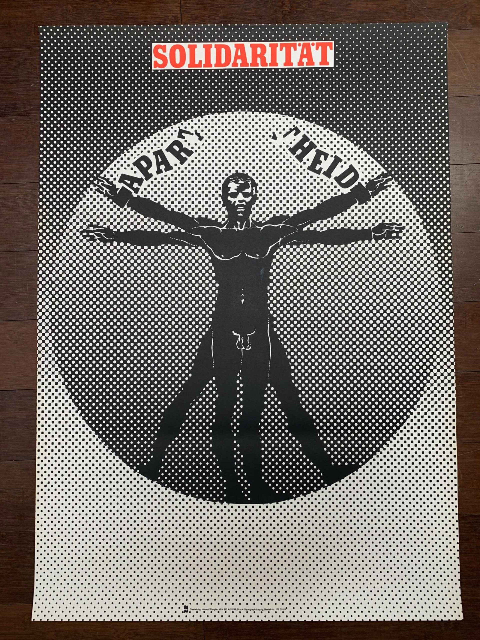 Bulk Lot of 5 (1982) 22.5 x 32 E.German Protest Poster - 3