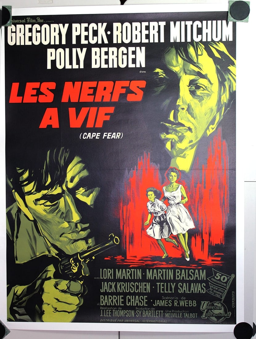 Cape Fear (1962) French Movie Poster LB - 2
