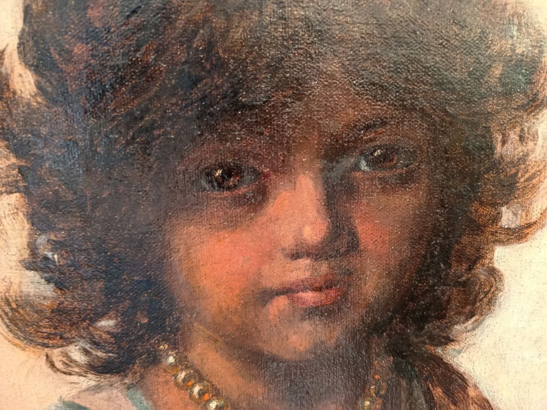 Oil painting Portrait of a girl Khariton Platonov - 5