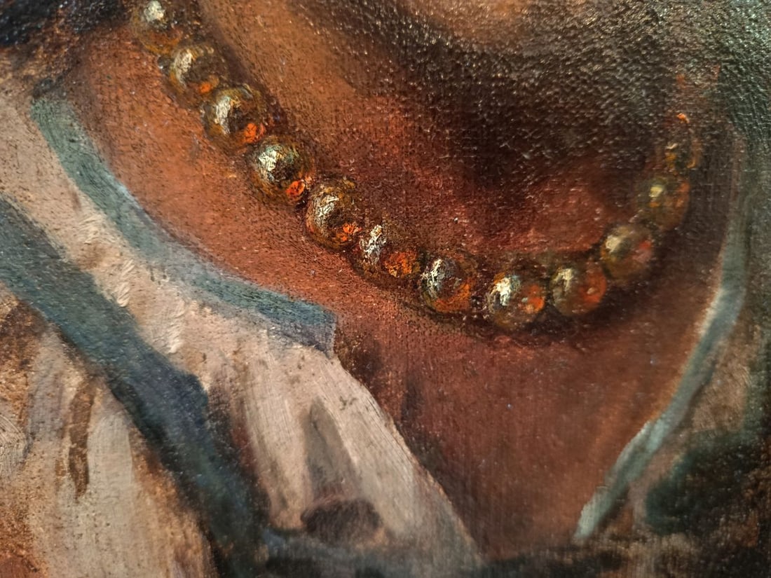 Oil painting Portrait of a girl Khariton Platonov - 7