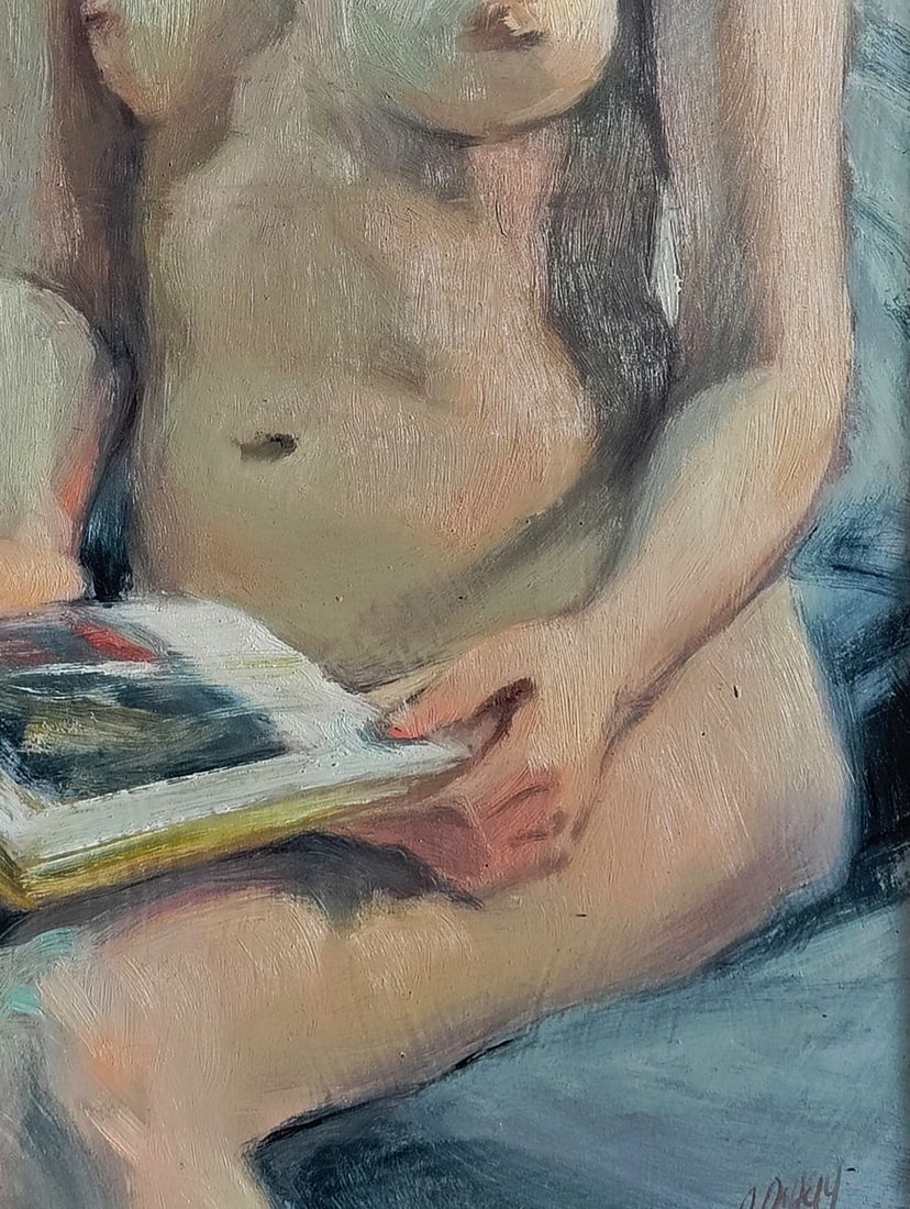 Oil painting Draw wings for a girl Oksana Osnach - 2