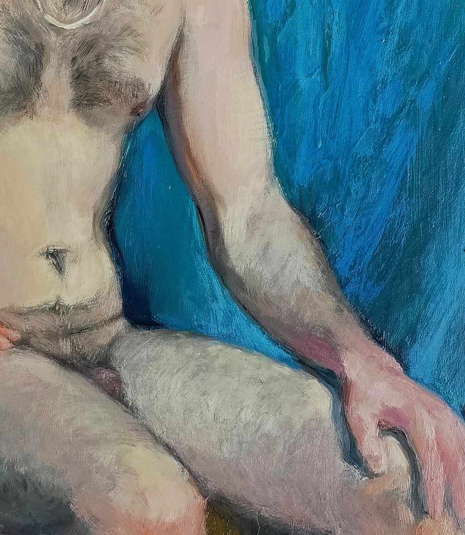 Oil painting The feeling of male freedom Oksana Osnach - 2