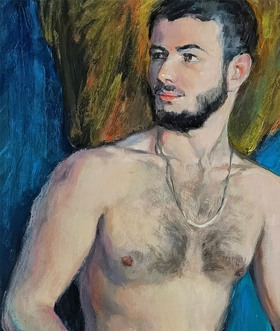 Oil painting The feeling of male freedom Oksana Osnach - 4