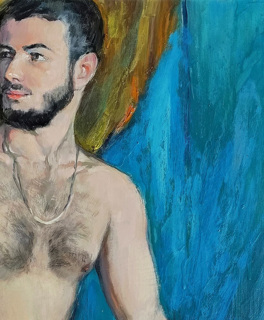 Oil painting The feeling of male freedom Oksana Osnach - 5