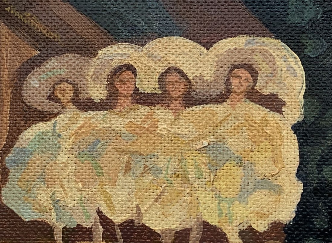 Oil painting The feast of musical colors Unknown artist - 4