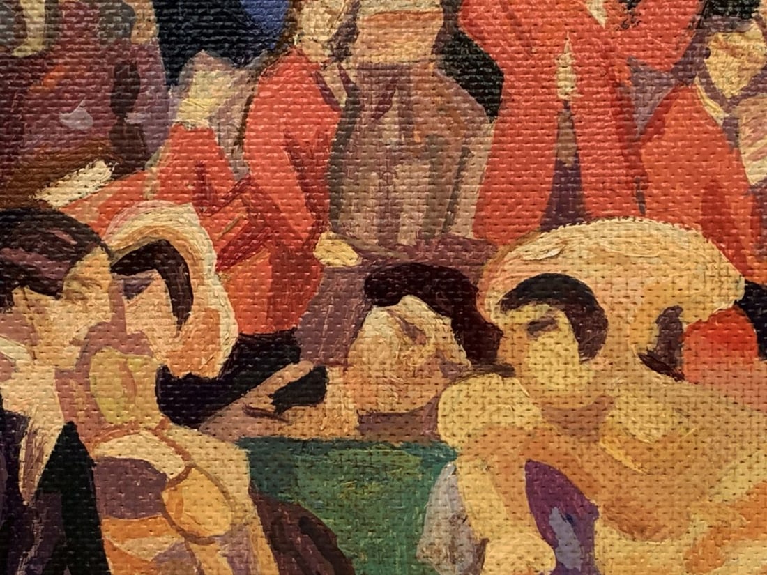 Oil painting The feast of musical colors Unknown artist - 5