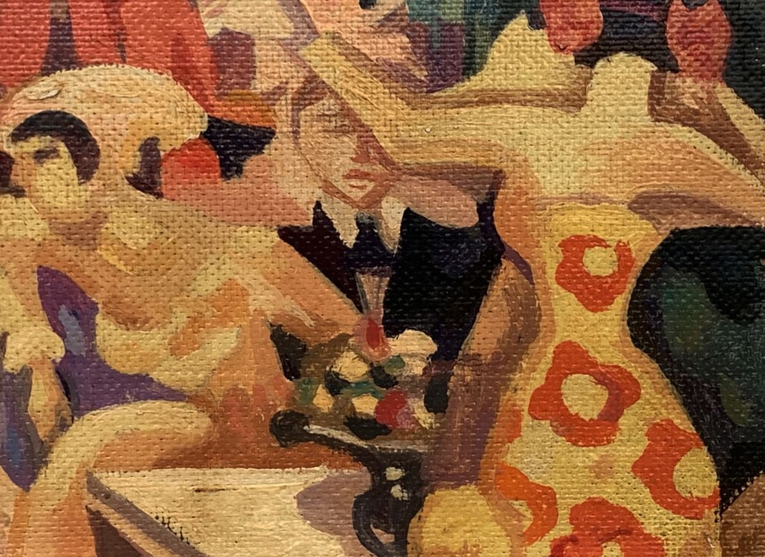 Oil painting The feast of musical colors Unknown artist - 6