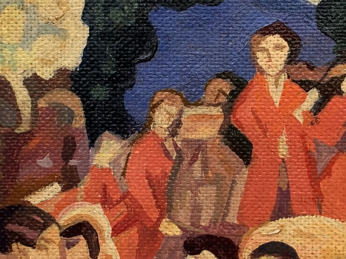 Oil painting The feast of musical colors Unknown artist - 8