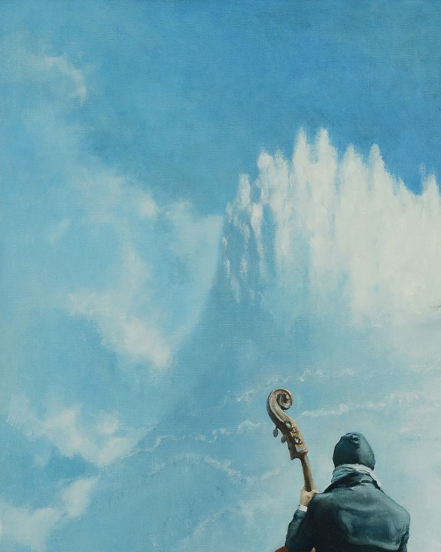 Oil painting ?ontabass on langeron Oleg Kateryniuk - 2