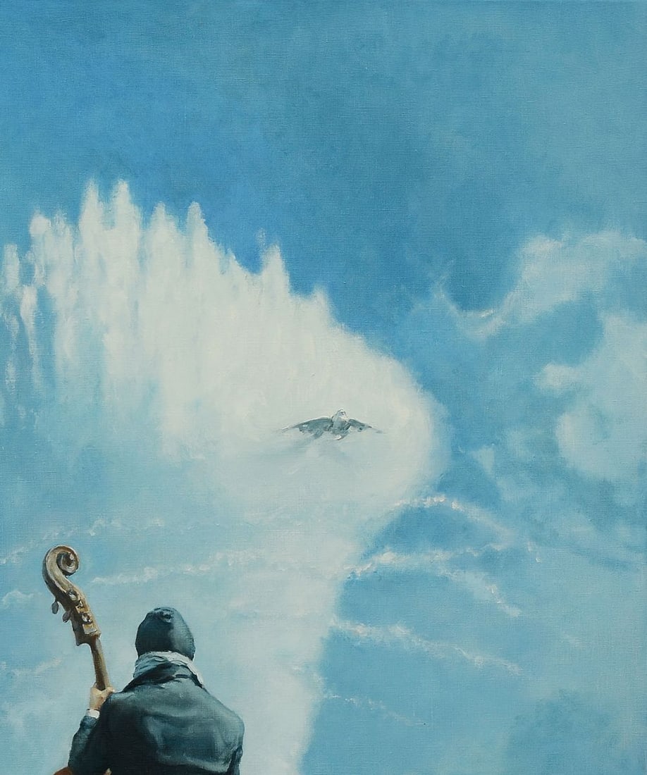 Oil painting ?ontabass on langeron Oleg Kateryniuk - 3