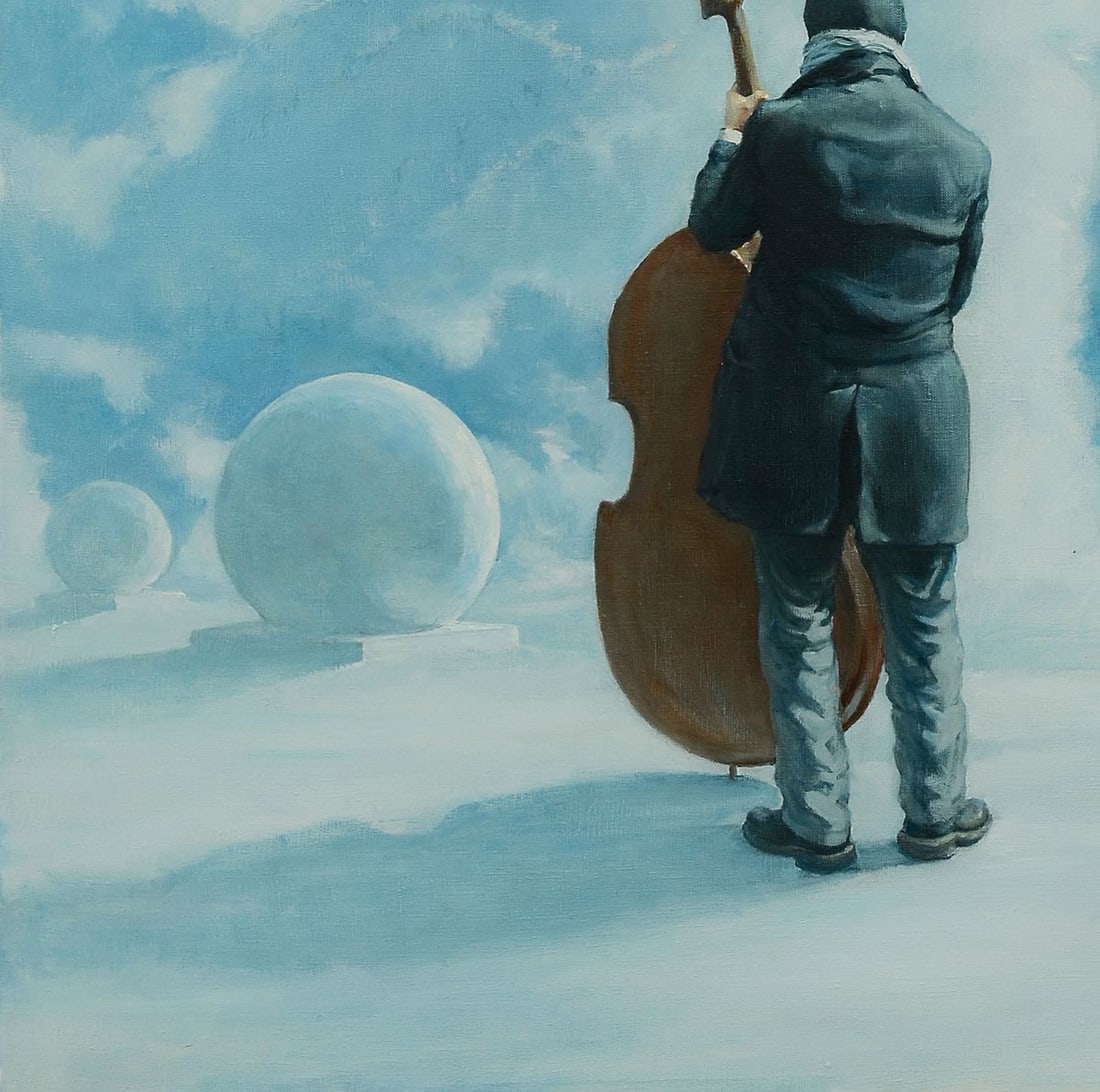 Oil painting ?ontabass on langeron Oleg Kateryniuk - 4