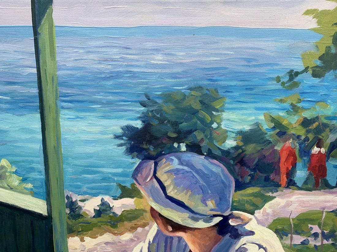 Oil painting On the veranda Unknown artist - 7