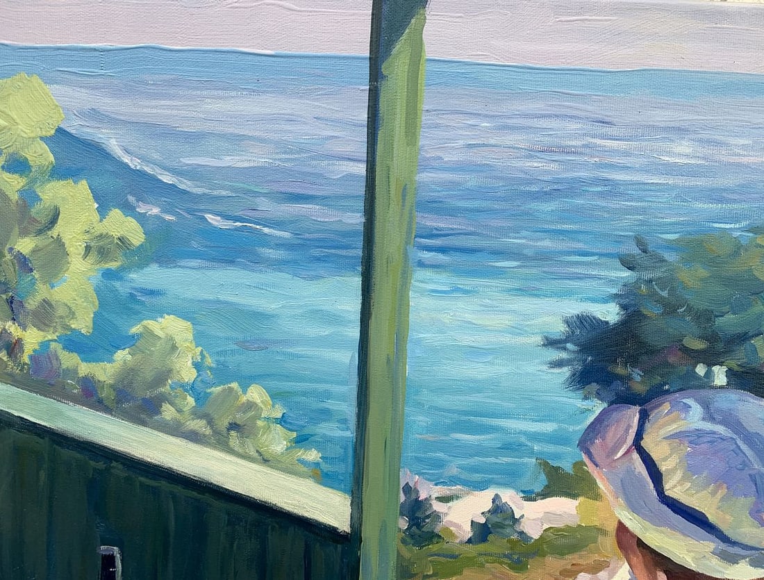 Oil painting On the veranda Unknown artist - 8