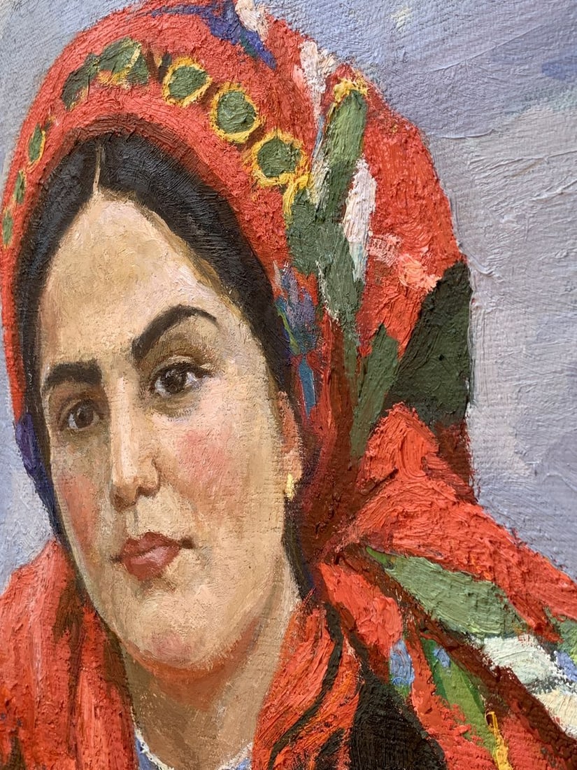 Oil painting Embroiderer Ivan Loboda - 12