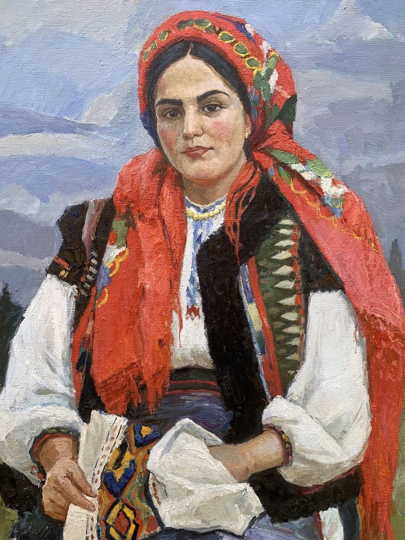 Oil painting Embroiderer Ivan Loboda - 3