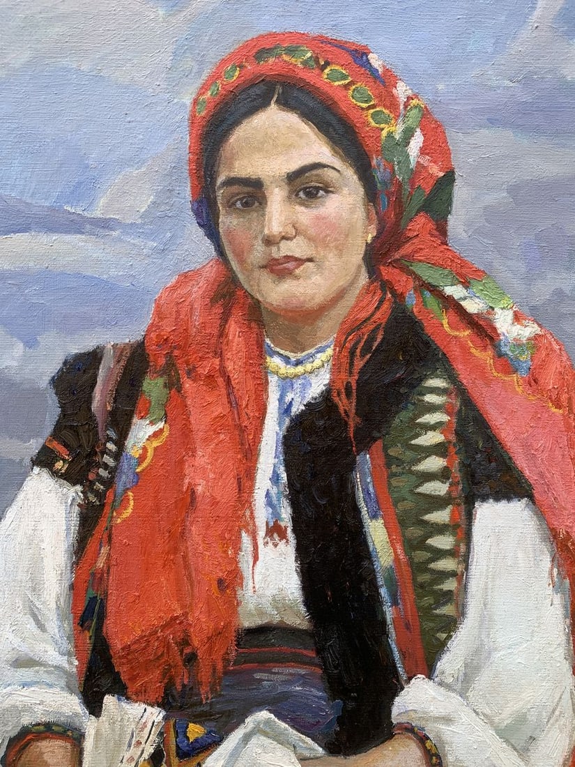 Oil painting Embroiderer Ivan Loboda - 4