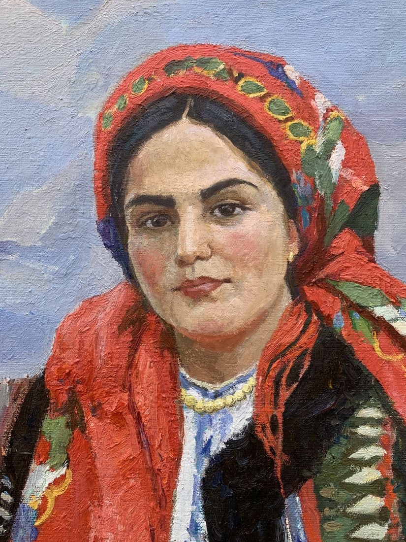 Oil painting Embroiderer Ivan Loboda - 5