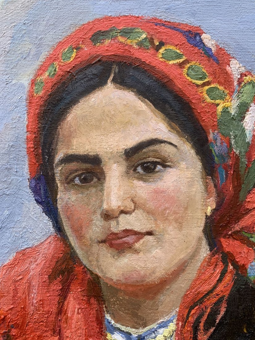 Oil painting Embroiderer Ivan Loboda - 6