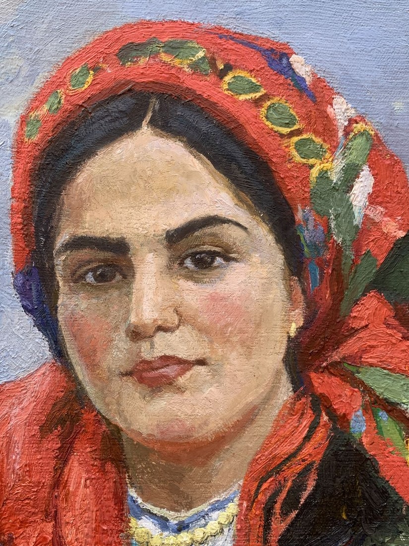 Oil painting Embroiderer Ivan Loboda - 7