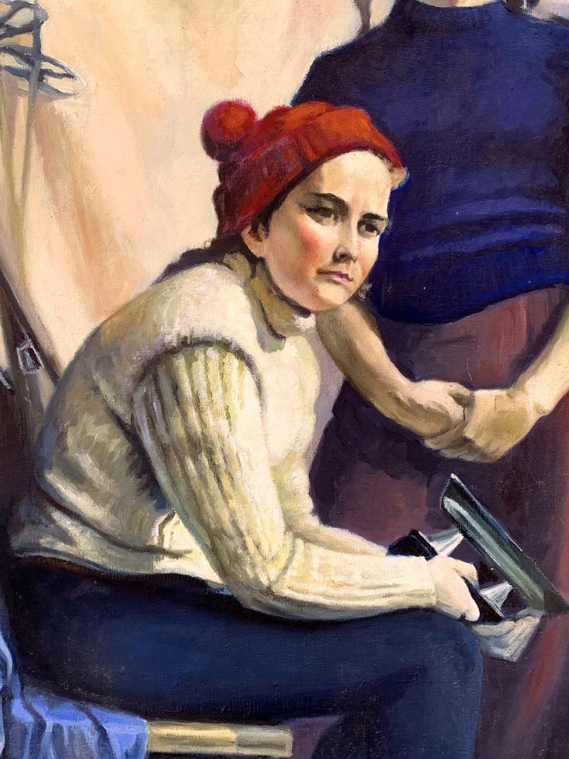 Oil painting Skis and skates Boris Serdyuk - 7