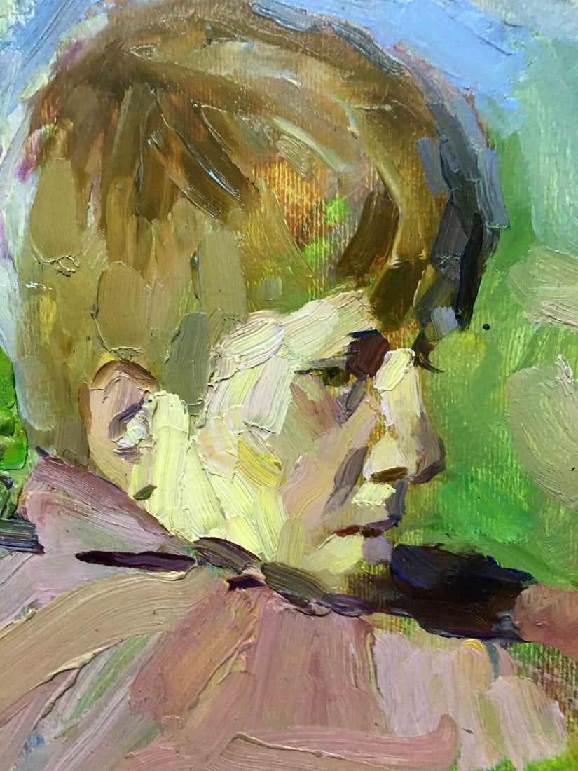Oil painting Boy portrait Bloshenko Anatoly Mikhailovich - 2