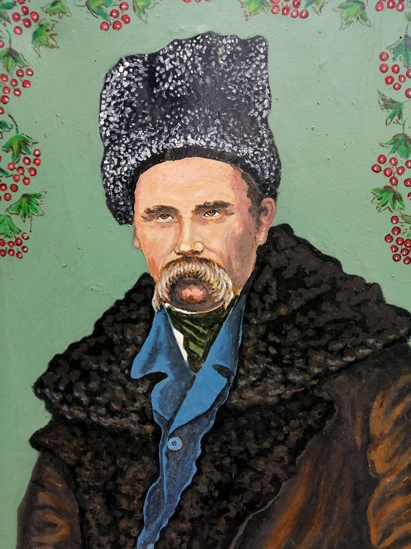 Oil painting Portrait of Taras Shevchenko Unknown artist - 2