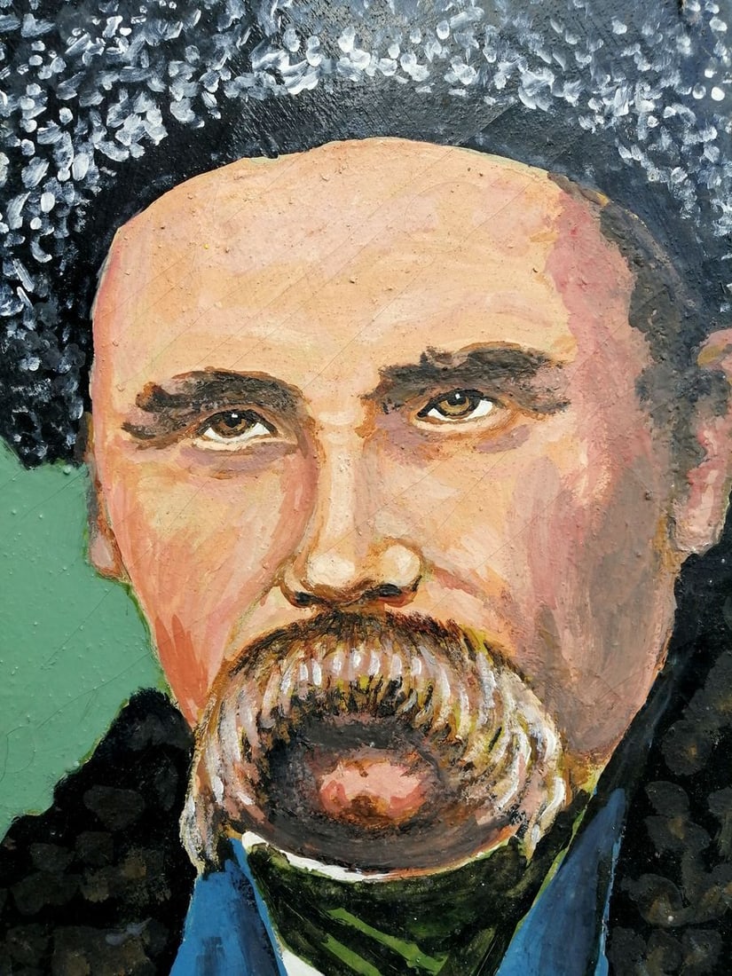 Oil painting Portrait of Taras Shevchenko Unknown artist - 4