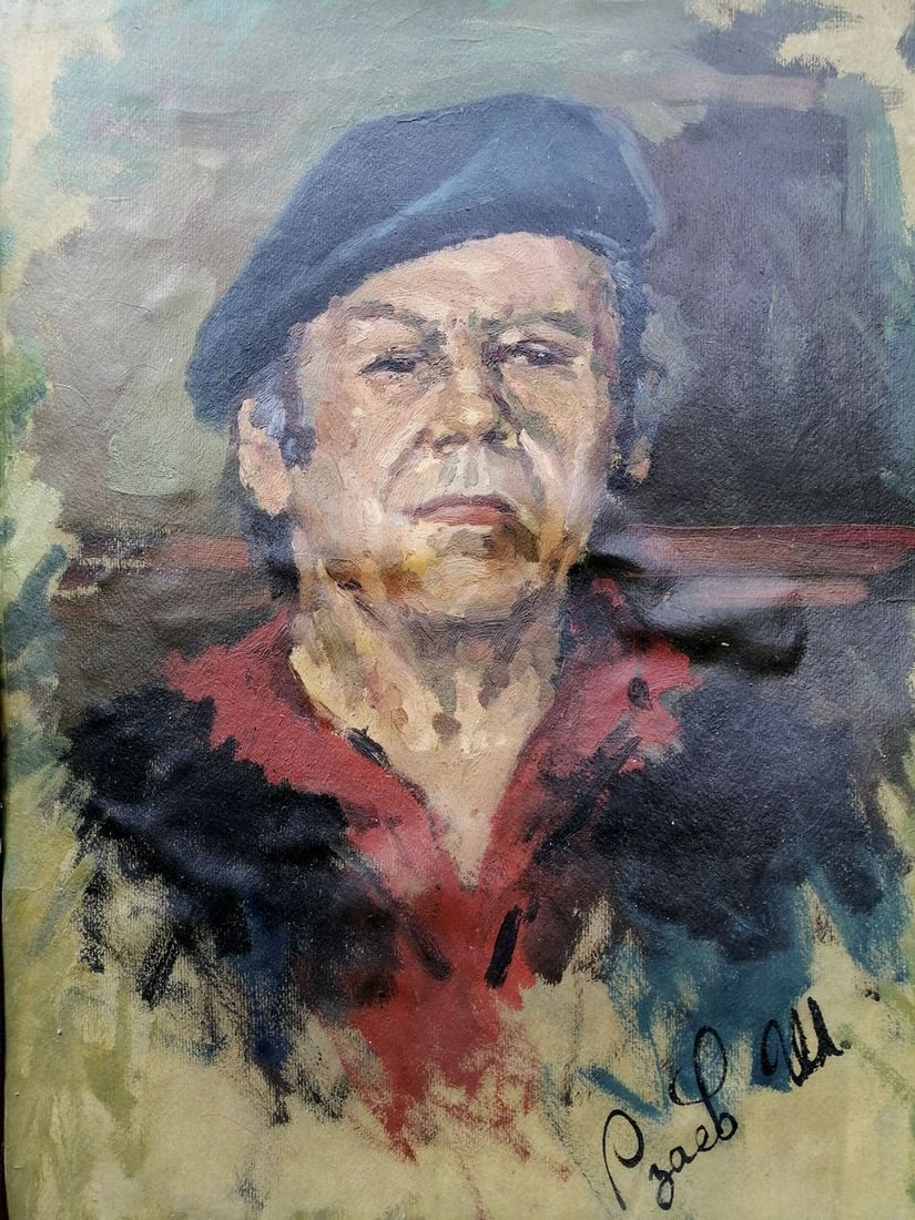 Oil painting Portrait of a man Rzayev Ibragim Sharza oglu - 3