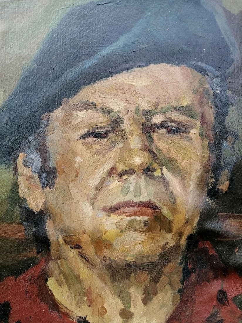 Oil painting Portrait of a man Rzayev Ibragim Sharza oglu - 4