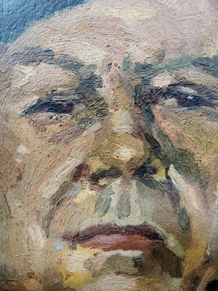 Oil painting Portrait of a man Rzayev Ibragim Sharza oglu - 5