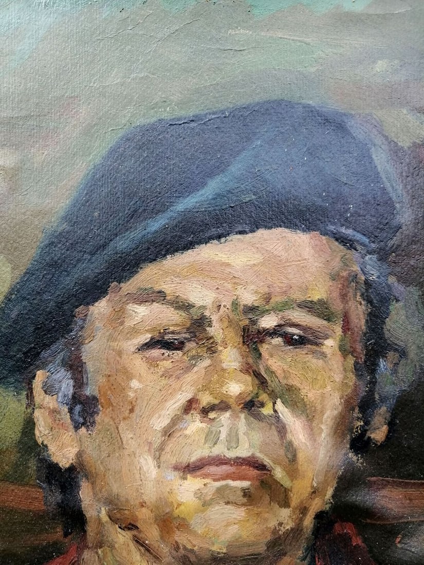 Oil painting Portrait of a man Rzayev Ibragim Sharza oglu - 6