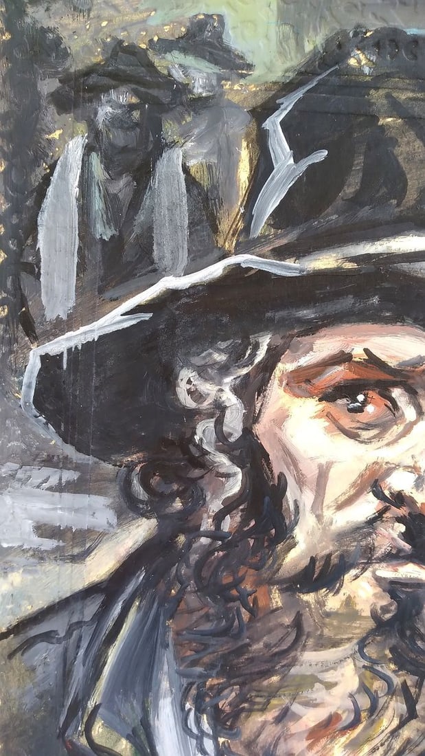 Oil painting Portrait of a Jew Unknown author - 4