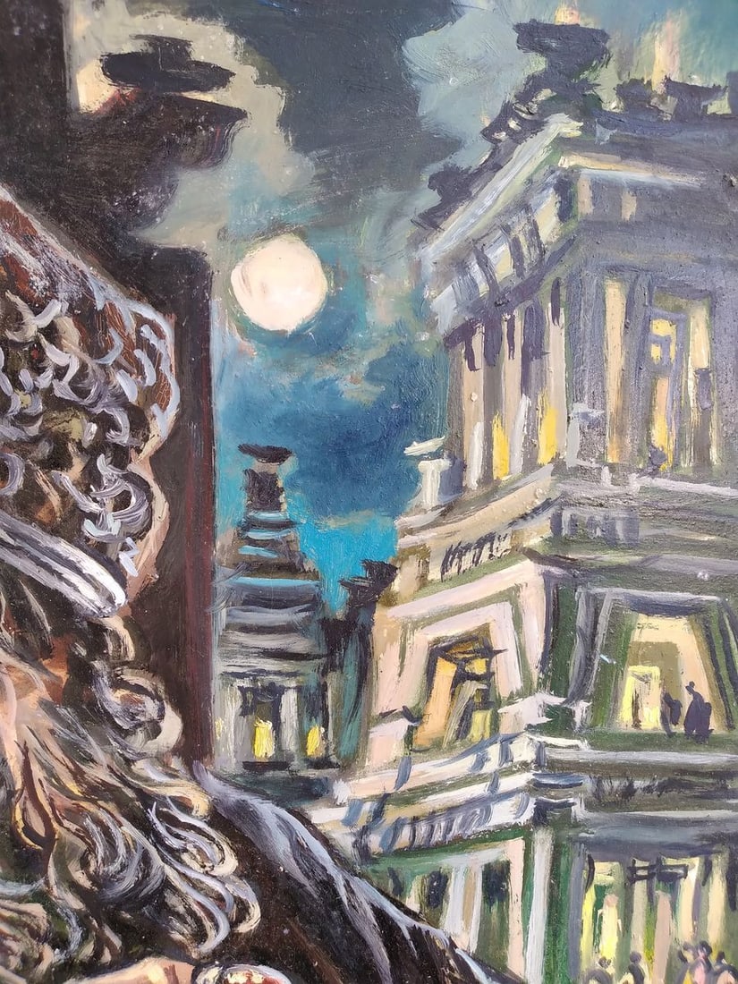 Oil painting Sage behind a book Alexander Arkadievich Litvinov - 4