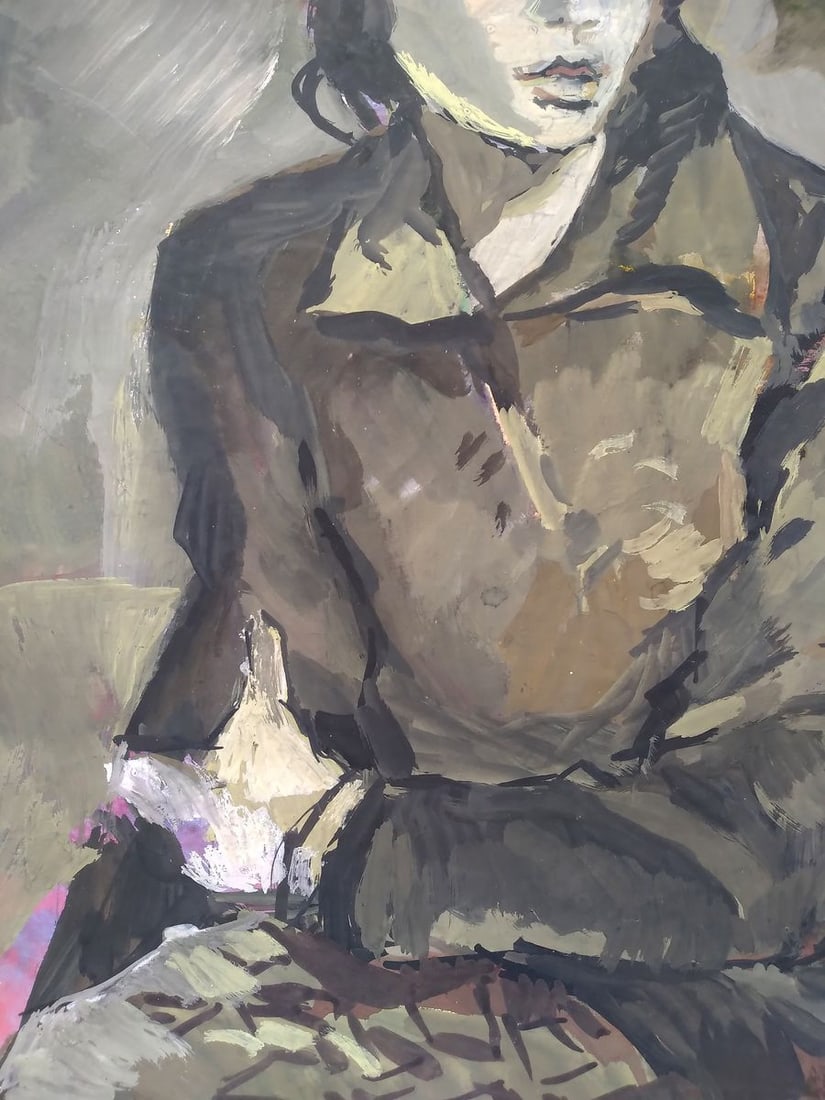 Watercolor painting In the navy Litvinov Oleg Arkad'yevich - 4