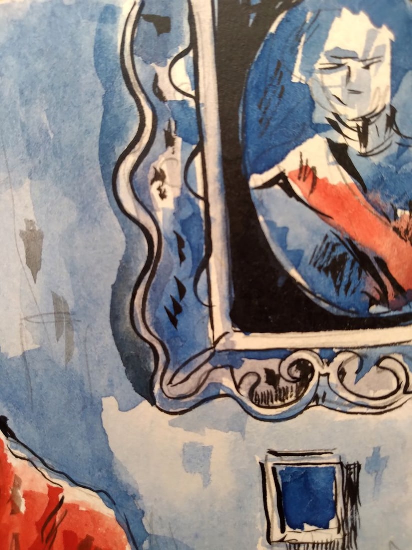 Watercolor painting Portrait of a noble man Litvinov Oleg Arkad'yevich - 5