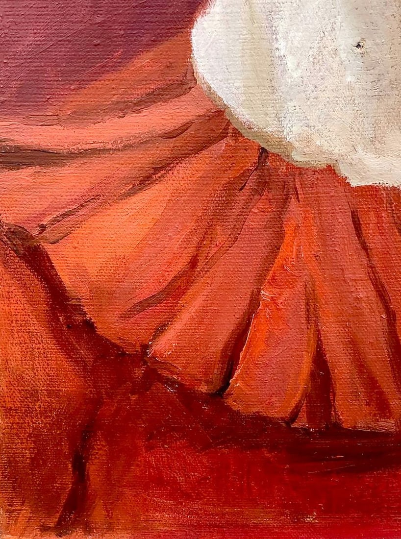 Oil painting Lady in Red Samokhvalov Yu. - 7