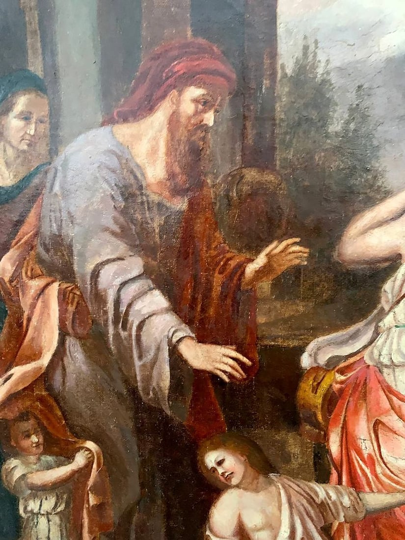 Oil painting Parting Unknown artist 18th early 19th century - 2