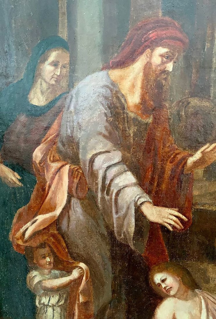 Oil painting Parting Unknown artist 18th early 19th century - 3