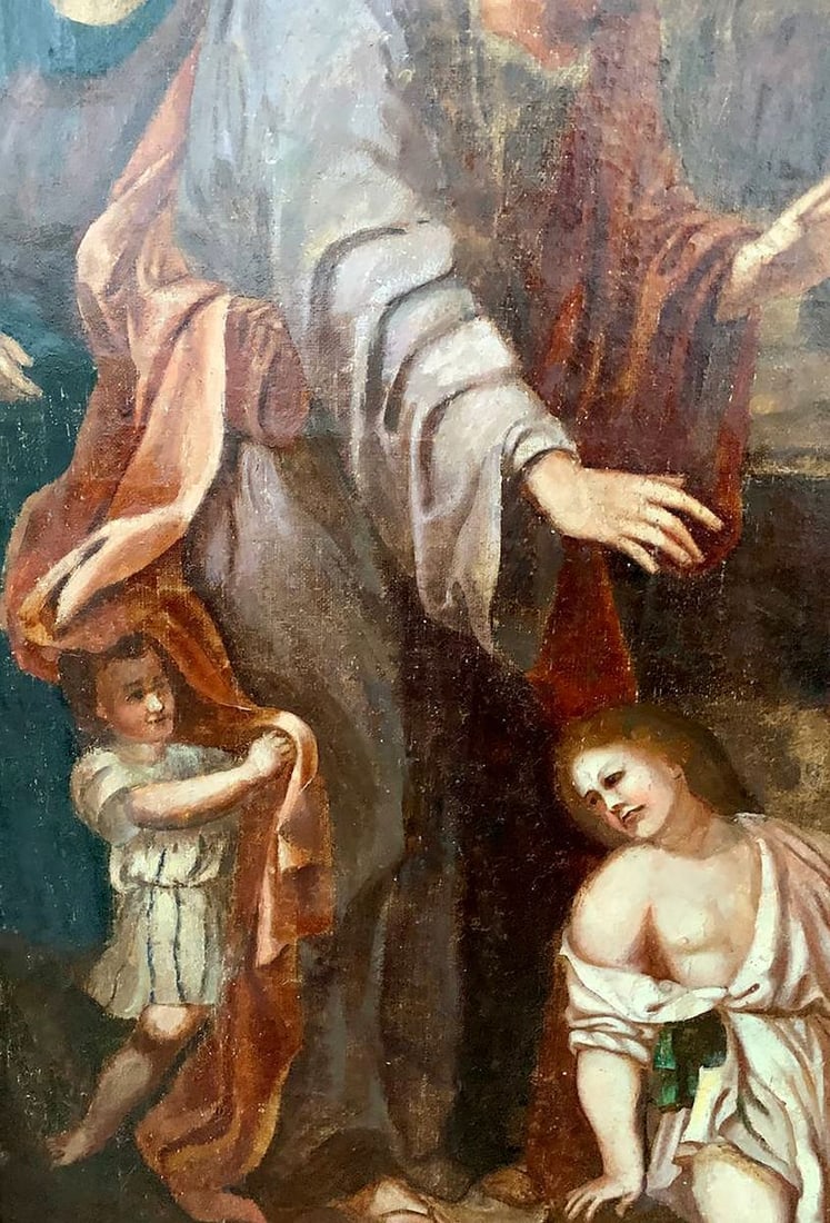 Oil painting Parting Unknown artist 18th early 19th century - 4