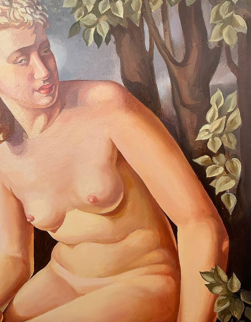 Oil painting Suzanne (based on T. Lempicka) V. Konotopsky - 7