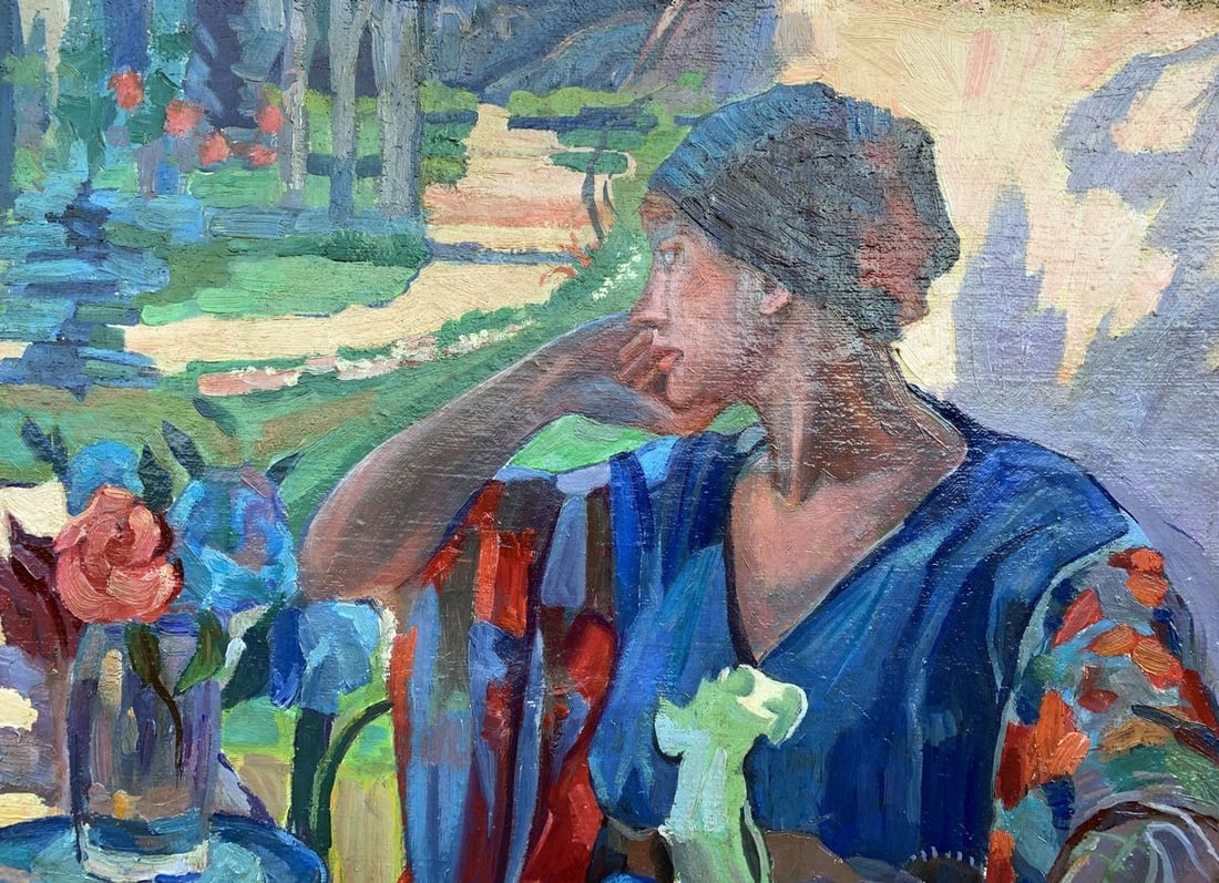 Oil painting On a rest Sergey Pivtorak - 2