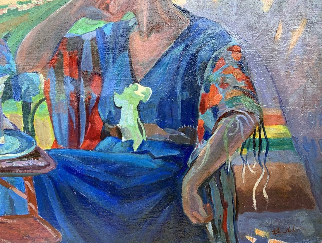 Oil painting On a rest Sergey Pivtorak - 4