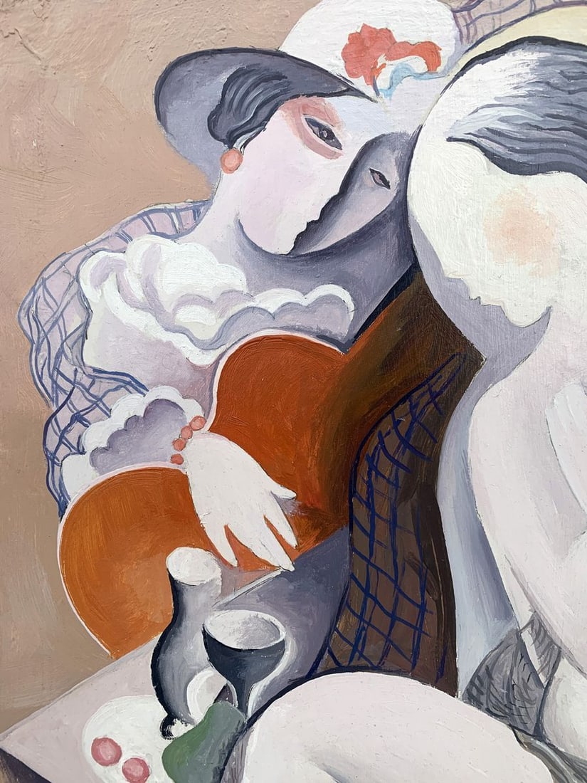 Abstract oil painting Beautiful evening (based on the artist Bella Kadar) Victor Konotopsky - 6