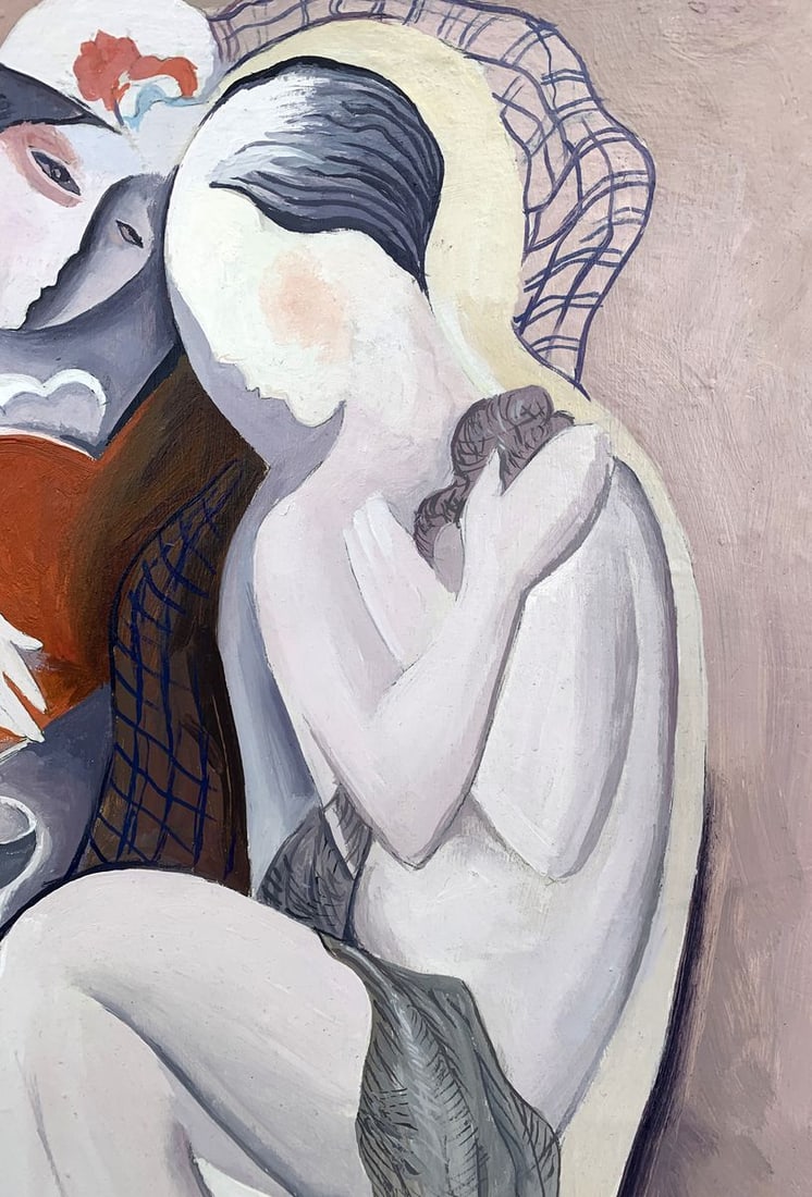 Abstract oil painting Beautiful evening (based on the artist Bella Kadar) Victor Konotopsky - 7