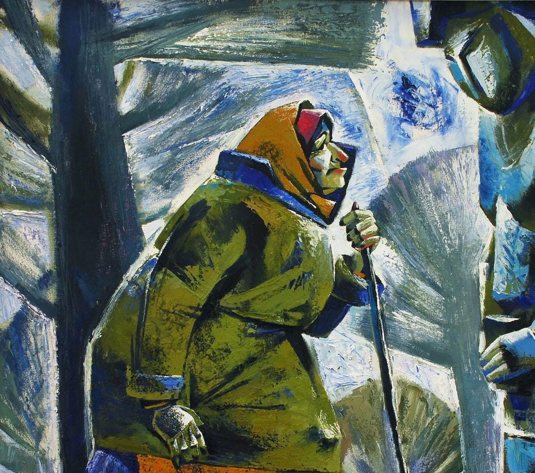 Abstract Oil painting White Day Egor Ktpatunov - 2