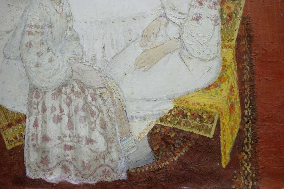 Oil painting Mistresses at the table Golembievskaya Tatiana Nikolaevna - 4